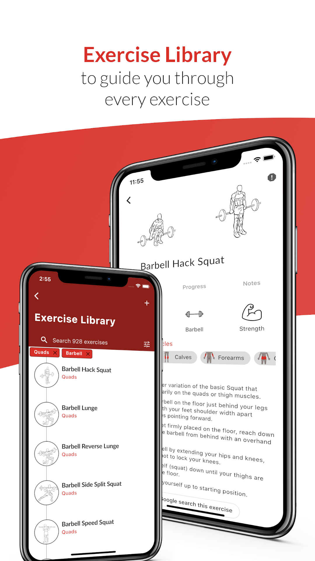 Exercise library